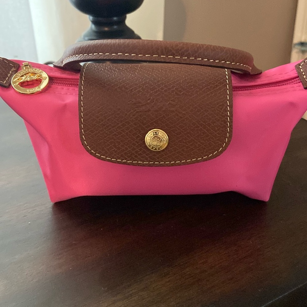 Brand new Longchamp Le Pliage Cosmetics Case/ Mini Pouch.